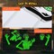 5 Pack Glow in The Dark Halloween Skeleton Yard Signs,Luminous Halloween Graveyard